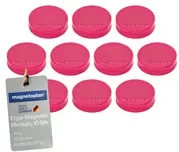 Magnetoplan Ergo-Magnete Medium in Pink, 10 Stück - Bild 1