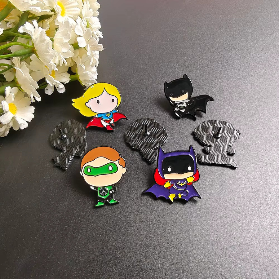Warner Bros. Anstecknadel-Set, Cartoon-Anime-Emaille, Metall - Bild 2