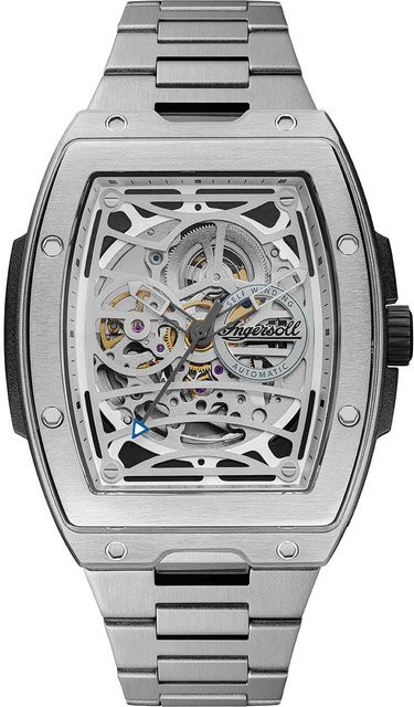 Ingersoll Armbanduhr Automatik, Edelstahl, Silber, 42 mm, Herren - Bild 1