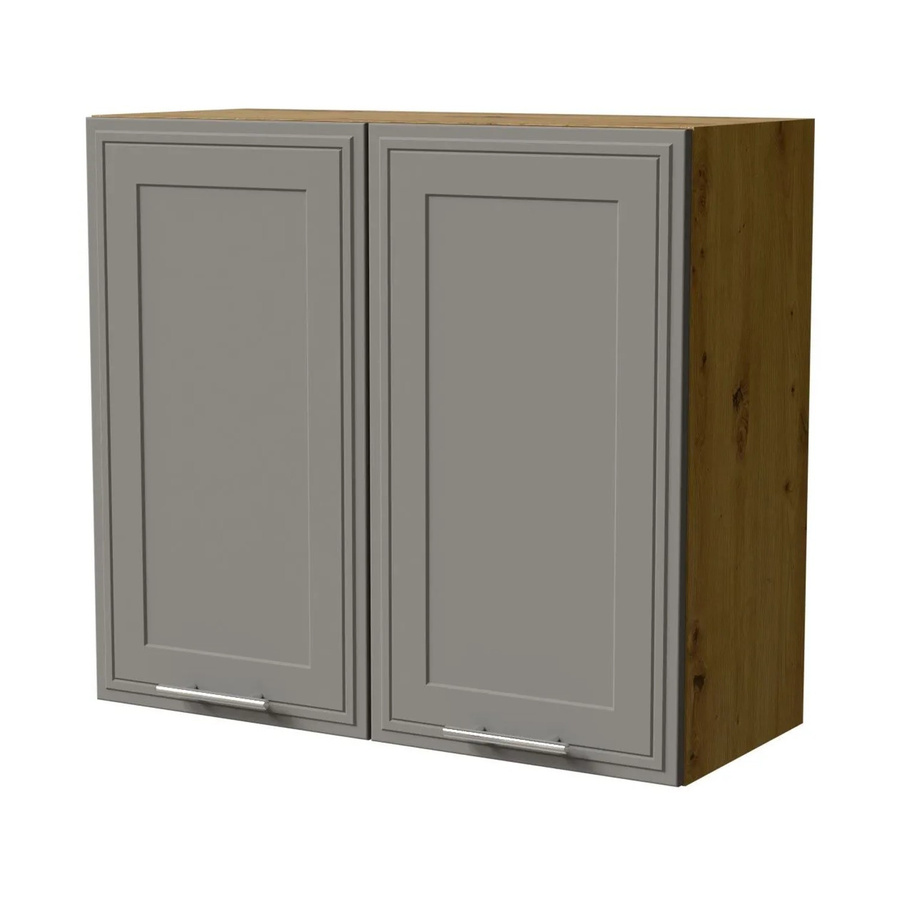 Feldmann-Wohnen Hängeschrank Salo W3 in Eiche Artisan und Dust Grey Matt mit Kassettenoptik, B/T/H: 80 x 32,5 x 72 cm - Bild 2