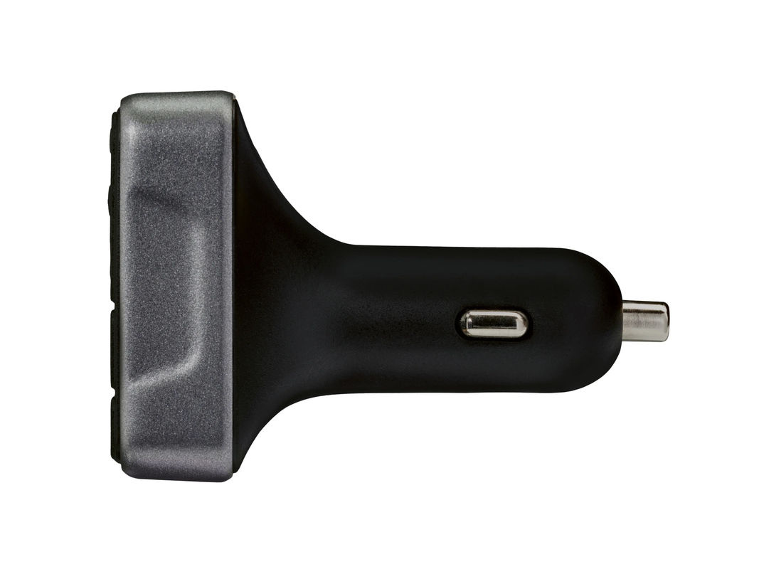 TRONIC Bluetooth FM-Audio-Transmitter mit 20 W in Schwarz mit USB-A und USB-C Anschlüssen - Bild 3