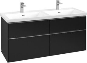 V&B Waschtischunterschrank Subway 3.0 in Blau, B/T/H: 127,2 x 56,6 x 47,8 cm - Bild 1