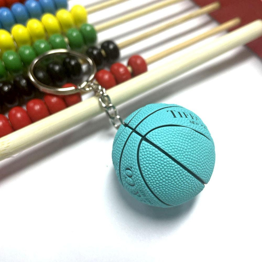 Bai Fen Bai Toys Basketball-Modell Schlüsselanhänger blau - Bild 3