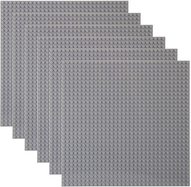 Wucifang Bags Plattform-Basis Bausteine, 6-teiliges Set, Grau, ab 6 Jahren - Bild 1