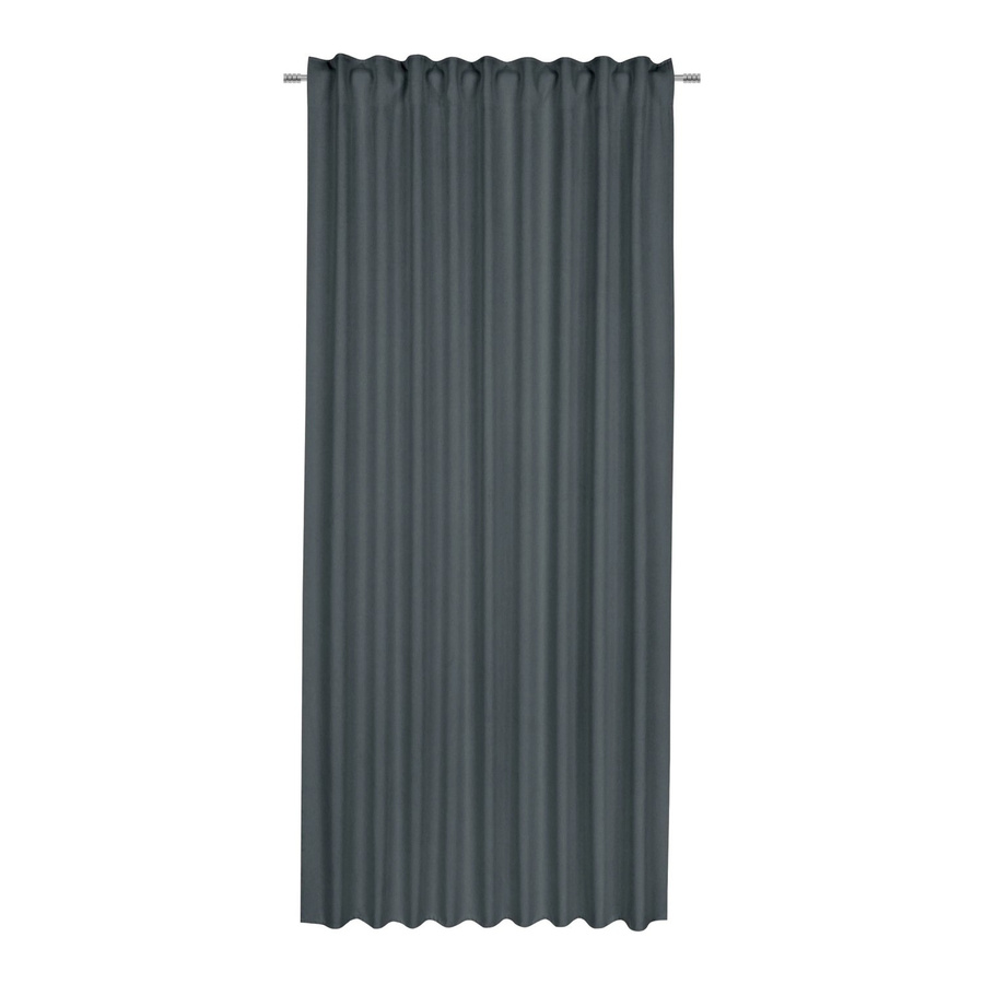Modern Living Fertigvorhang Ulrich in Anthrazit, Breite: 135 cm, Höhe: 145 cm - Bild 2