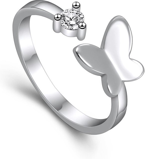 SAY Ring Schmetterling, 925 Silber, Zirkonia, Damen - Bild 1