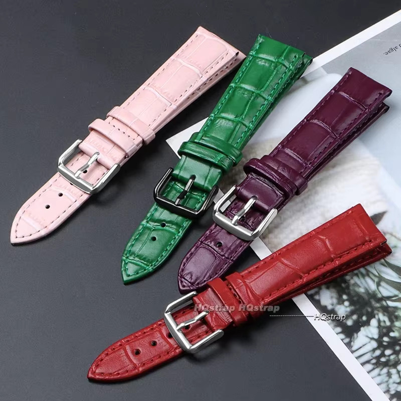 HQstrap Uhrenarmband Leder, silberne Dornschließe, Unisex - Bild 3