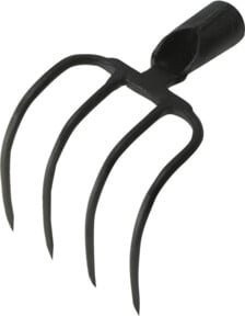 FREUND Kartoffelhacke rund mit 4 Messern in Schwarz B: 19 cm, T: 16 cm - Bild 1