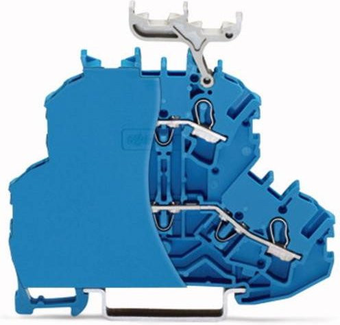 WAGO Doppelstockklemme 2002-2204/099-000 in Blau - Bild 1