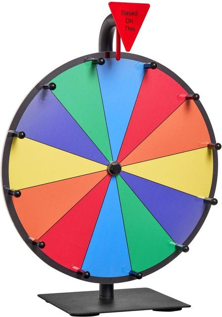 Buying Solutions, MB Tisch-Glücksrad-Roulette mit Ständer, Bunt / Mehrfarbig - Bild 1