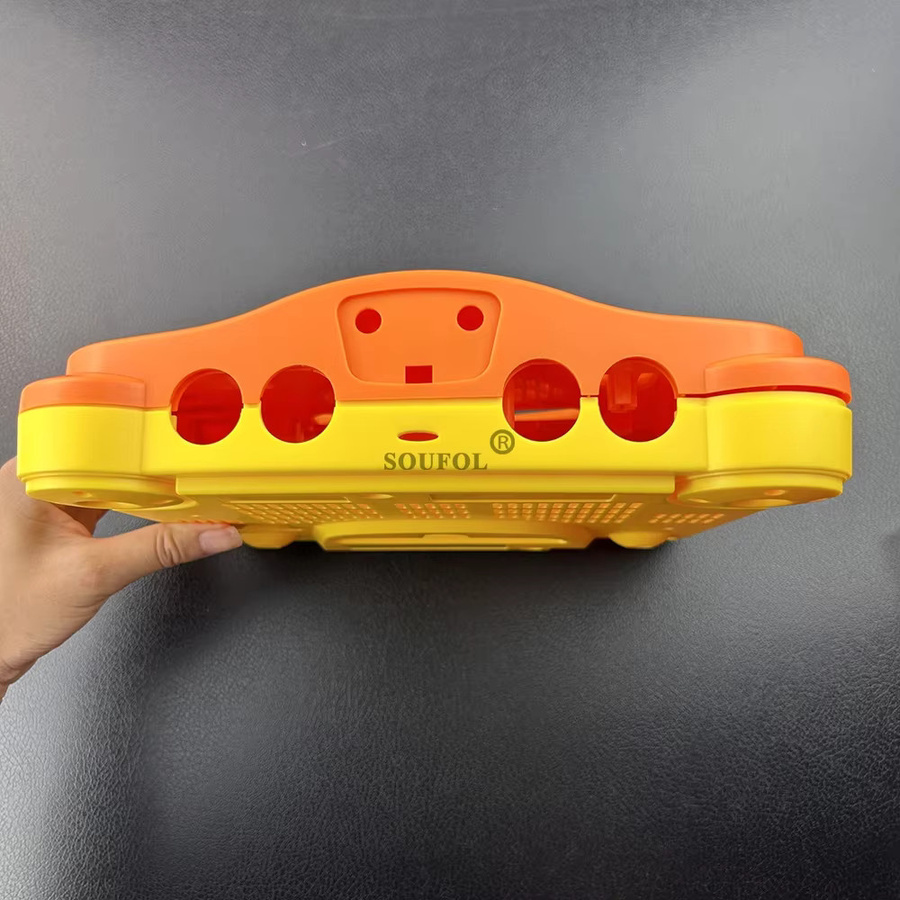 MBCHIPSTAR Ersatzgehäuse für N64 in Orange Gelb, transluzentes Retro-Shell-Gehäuse für Gaming-Zubehör - Bild 3