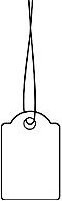 HERMA Namensetiketten String Marking Tags in Weiß, 15 x 24 mm, 1000 Stück - Bild 1