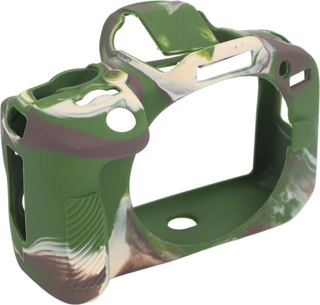 Koogeelife Silikon-Schutzhülle für R100 Kamera in Camouflage Multicolour Green - Bild 1