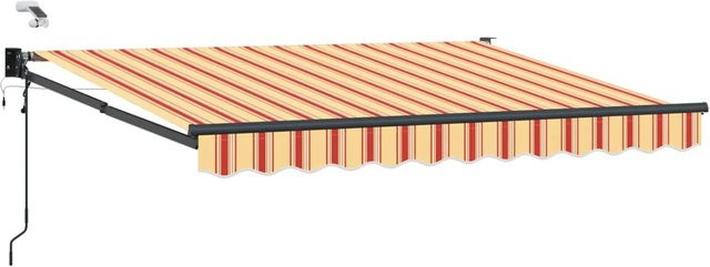 vidaXL Elektrische Ausziehbare Markise Mehrfarbig B: 3,5 m, T: 2 m - Bild 1