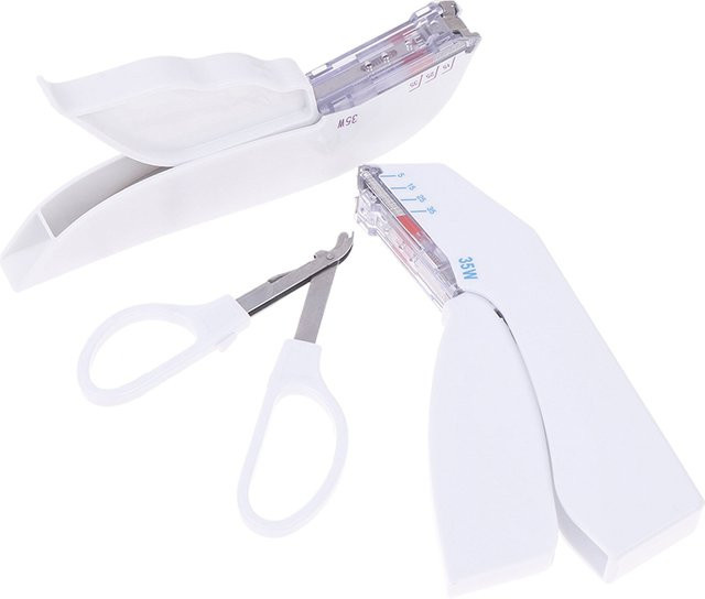 JETTING Einweg Hauthefter aus Edelstahl für die medizinische Chirurgie, 35W, Weiß - Bild 1