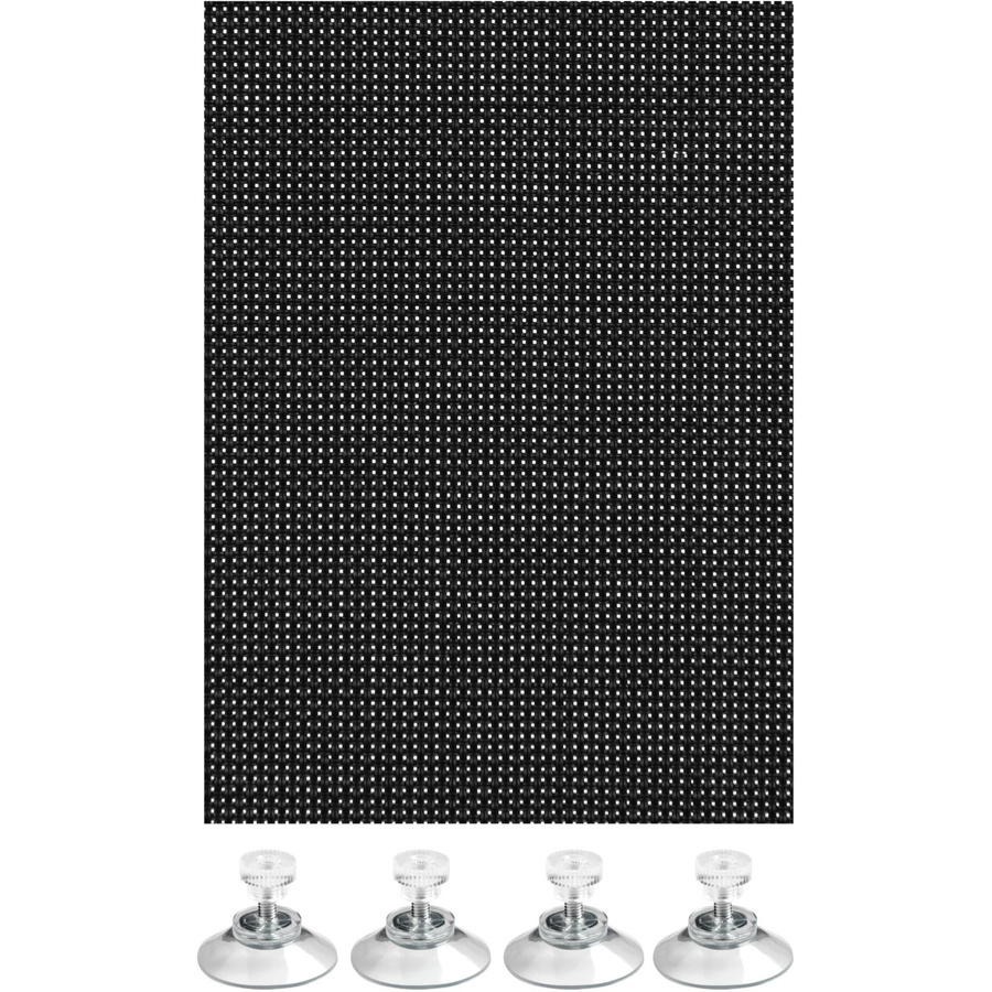 Gardinia Sonnenschutz Schwarz aus Polyester, semi-transparent, B: 40 cm, H: 80 cm - Bild 2
