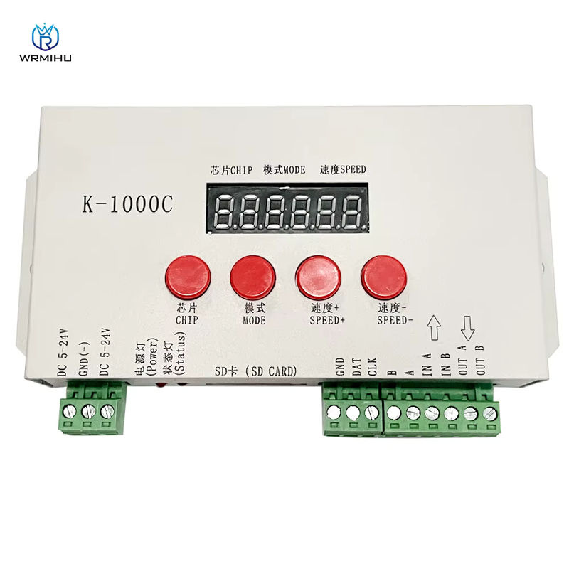 LED Controller K-1000C für WS2812B, WS2811, APA102 und WS2813 mit bis zu 2048 Pixeln, DC 5-24V - Bild 3