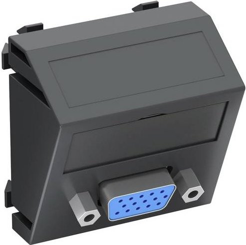 OBO Bettermann Abdeckung Multimediaträger, Grau, B/H/T: 4,5 x 4,5 x 2,6 cm - Bild 1