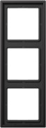 Jung AL 2983 D Aluminium Abdeckung in Schwarz, Breite: 8,1 cm, Tiefe: 2,23 cm - Bild 1