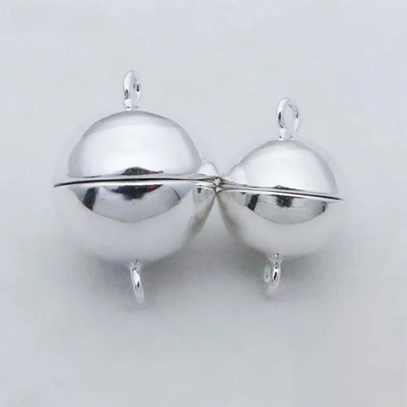 Sun Dazzle Schmuckverschluss, 925 Sterling Silber, Magnetischer Haken, Unisex - Bild 1