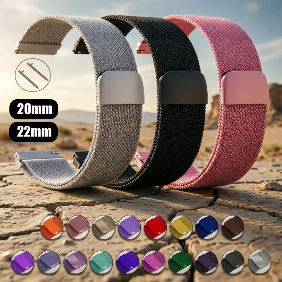 Hiyii Uhrenarmband Edelstahl, Milanaise, Unisex - Bild 1