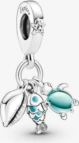 Charms 925 Silber, Perle, Kristall, Zirkonia, Damen - Bild 1