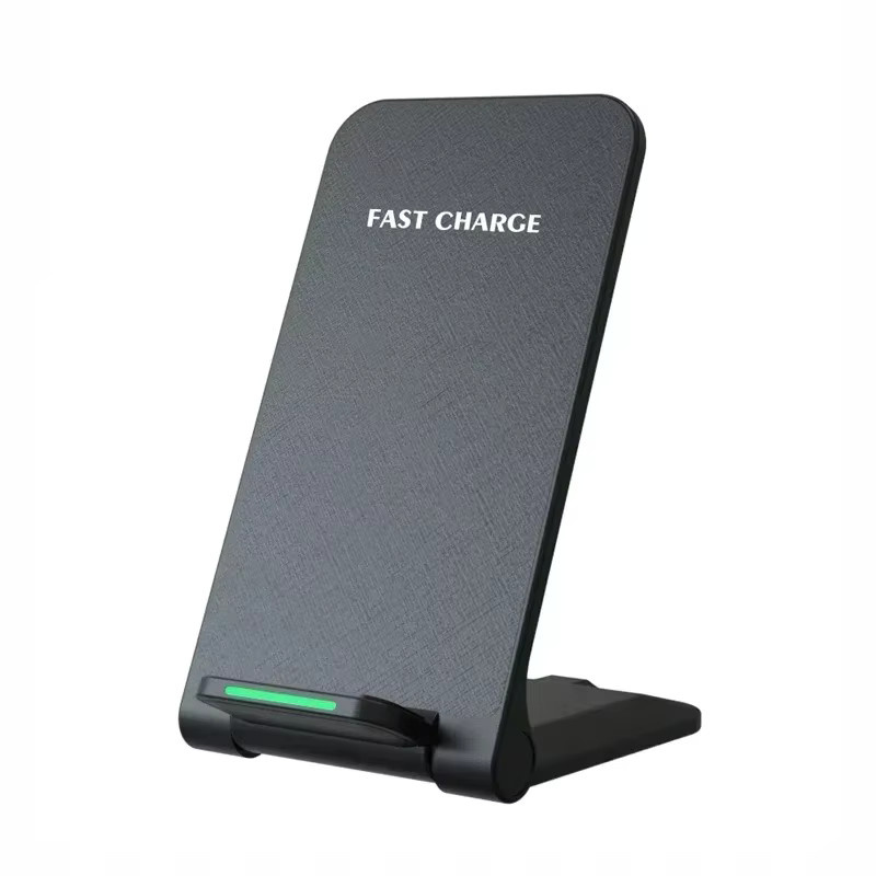VIKEFON Kabellose Ladestation als Schnellladegerät und Halterung für iPhone 16-12 Pro Max, Samsung S24, S23 und Xiaomi in Schwarz oder Weiß - Bild 5