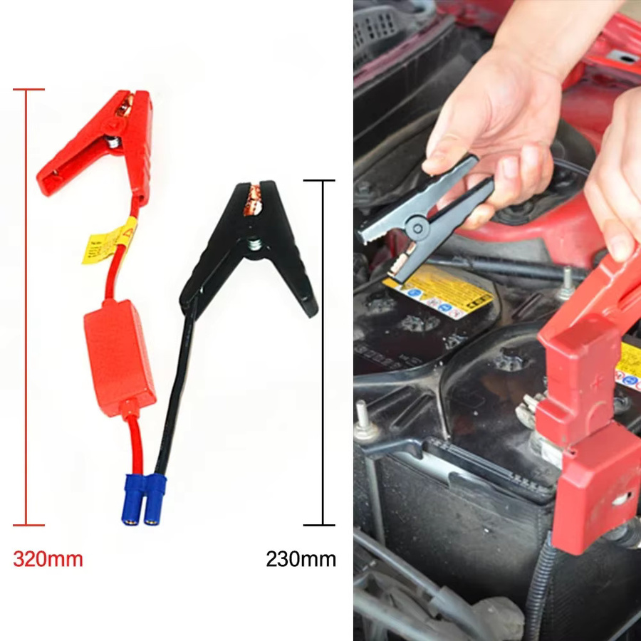 Auto Notfall Start Power Clip Batterie Klemme in Rot für 12V Starthilfe - Bild 3