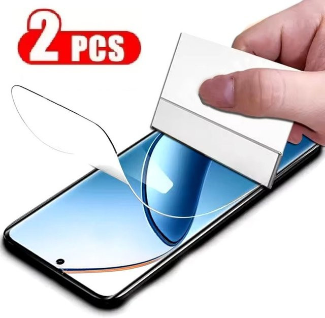 2 Stück transparente Hydrogelfolie Displayschutzfolie für Samsung Galaxy S25 S24 Ultra S23 FE S22 S21 A55 A35 A54 - Bild 1