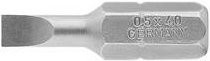 Weidmüller BIT C 6,3 Schlitz-Bit Set, Farbe: Silber, 5 Stück - Bild 1