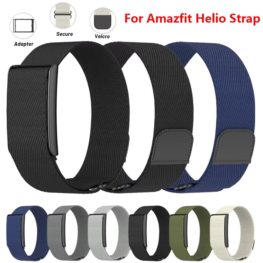 Amazfit Helio Uhrenarmband, Nylon, Schwarz, Unisex - Bild 2
