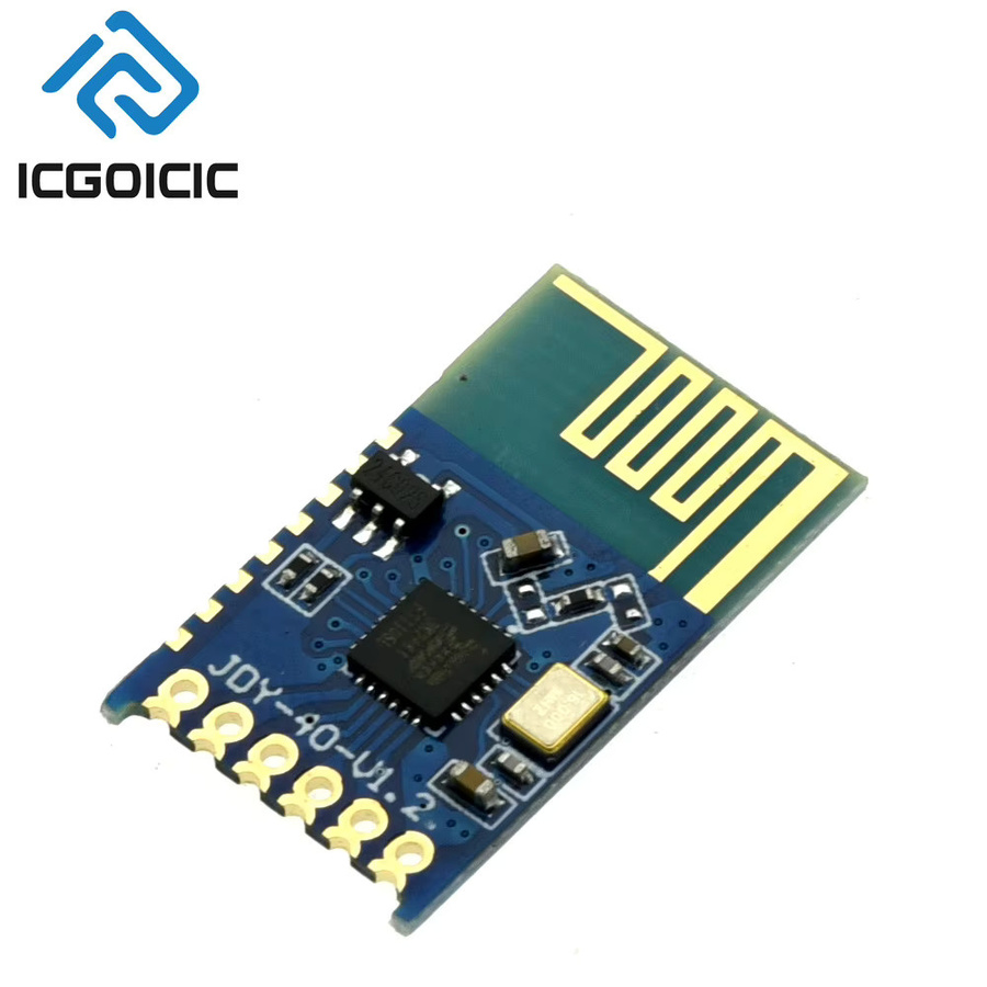 JDY-40 2,4 GHz kabelloser UART-Transceiver mit serieller TTL-Schnittstelle für Arduino und mobile App-Steuerung, Blau - Bild 4