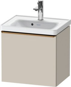 Duravit Waschtischunterschrank D-Neo in Beige Taupe Matt, B/T/H: 48,4 x 37,2 x 44 cm - Bild 1