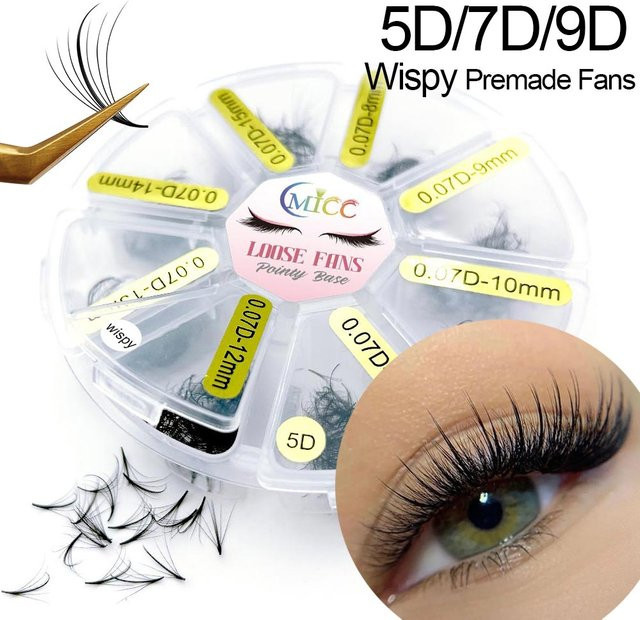 CMICC Wimpernverlängerung, Black, Natürlich, Unisex - Bild 1