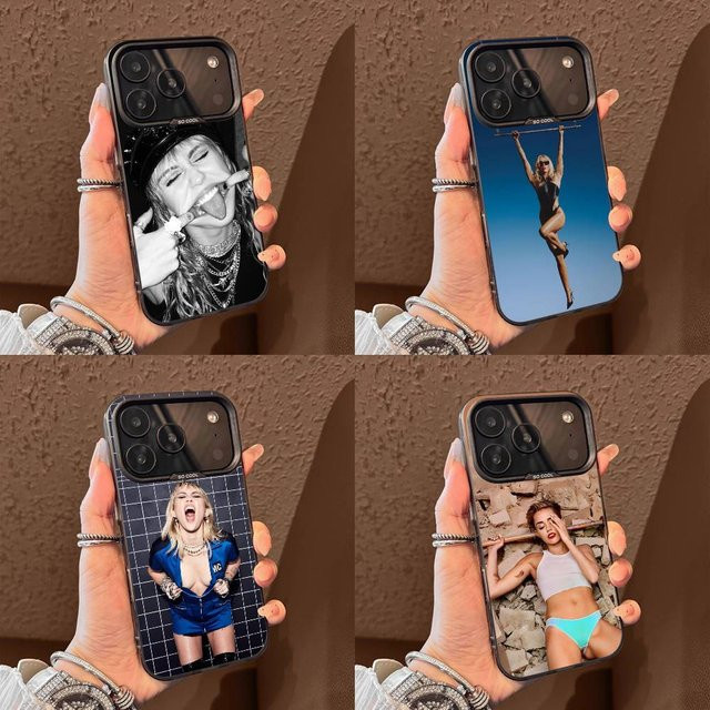 M-Miley Cyrus Endless Summer Vacation Handyhülle für iPhone (alle Modelle) Schwarz TPU Cover - Bild 1