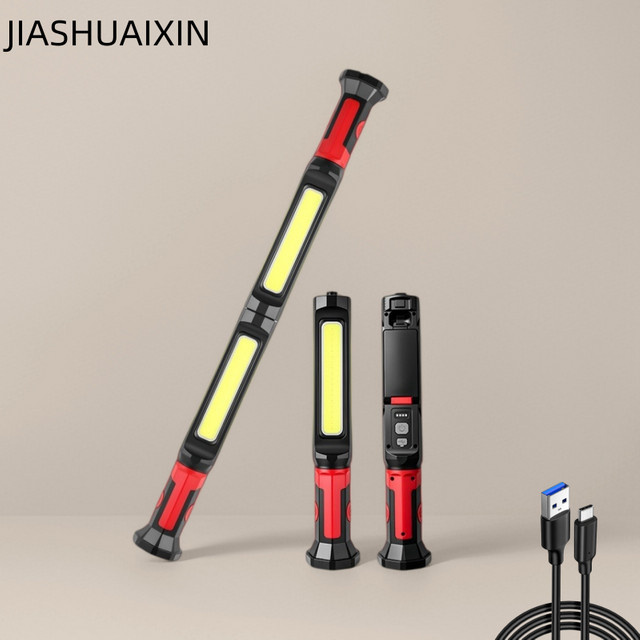 JIASHUAIXIN Multifunktionale Arbeitsleuchte für Autoreparatur und Wartung, Schwarz, Mehrfarbig - Bild 1