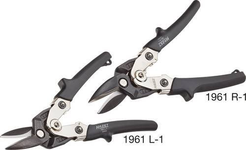 Hazet Karosserie-Blechschere 1961R-1 rechts aus gehärtetem Edelstahl in Blau-Schwarz, Länge: 260 mm - Bild 1