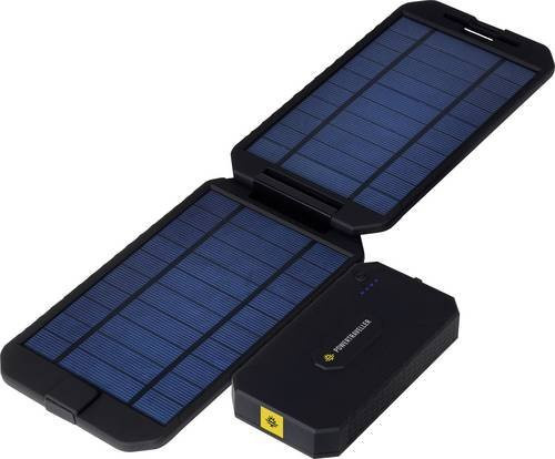 Power Traveller EXTREME PTL-EXT001 Solar-Powerbank in Schwarz mit 5W Solarzelle und 1000mA Ladestrom - Bild 1