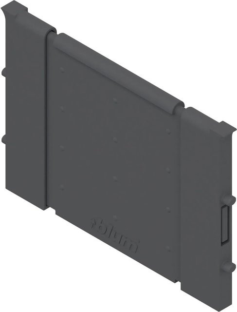 Blum Querteiler Orga-Line aus Kunststoff in Anthrazit und Grau, B/H: 88 x 64 mm - Bild 1