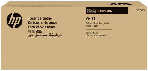 HP Original Toner CLT-Y603L Gelb SU557A für Laserdrucker mit 10000 Seiten Kapazität - Bild 1