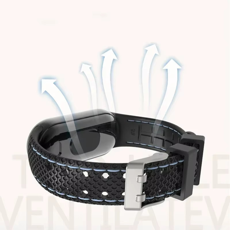 Hiyii Uhrenarmband Silikon, Schwarz, Unisex - Bild 4