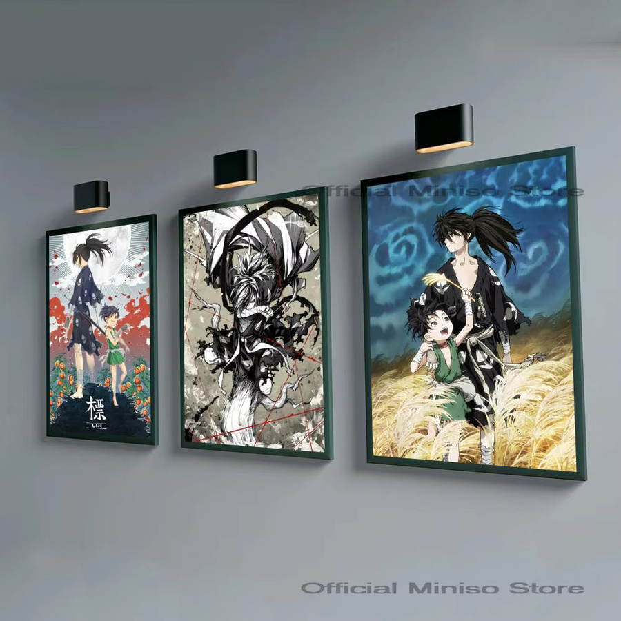 Dororo Hyakkimaru Anime Wandposter Selbstklebend Wasserfestes Papier für Wanddekoration Multicolor - Bild 3