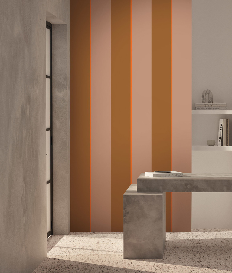 KEK Amsterdam Tapete Bold Stripes 1 Uyterlinde in Multicolour, modernes Vliesdesign mit Streifenmuster - Bild 2