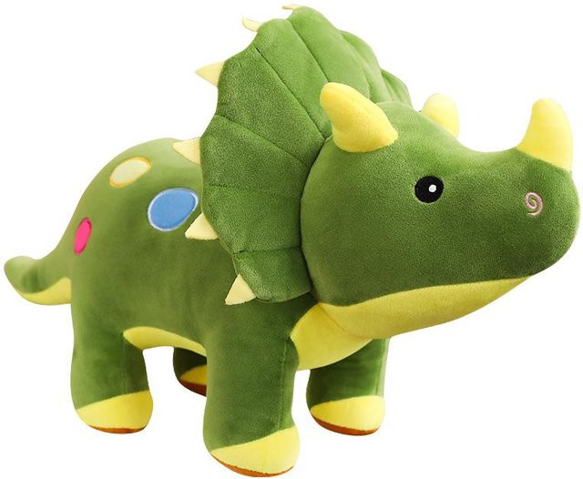 Kidsly Dinosaurier Plüschtier, Triceratops Stegosaurus, grün, 120cm - Bild 1