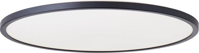 Brilliant Brennan LED Deckenaufbau-Paneel rund, 35W, 4.000 K, Durchmesser: 54 cm, Schwarz/Weiß, dimmbar - Bild 1