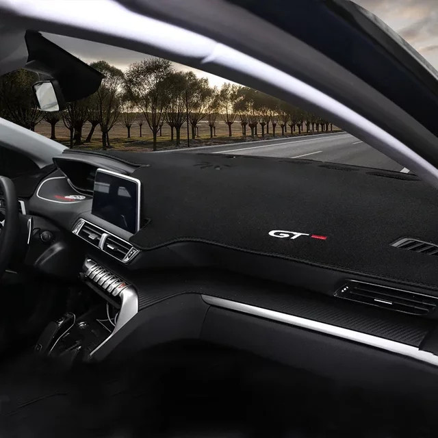 Chelumei Dashboard-Matte für Peugeot 3008 5008 GT (2016-2025) Hybrid, Anti-UV und rutschfest, Farbe: Schwarz - Bild 1