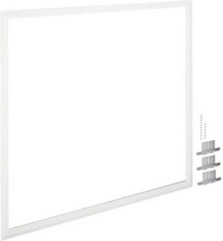 Hager Blendrahmen FZ45B universell 5-feldig aus Metall in Weiß RAL9010 für Schrankgröße 1250 x 1300 mm - Bild 1