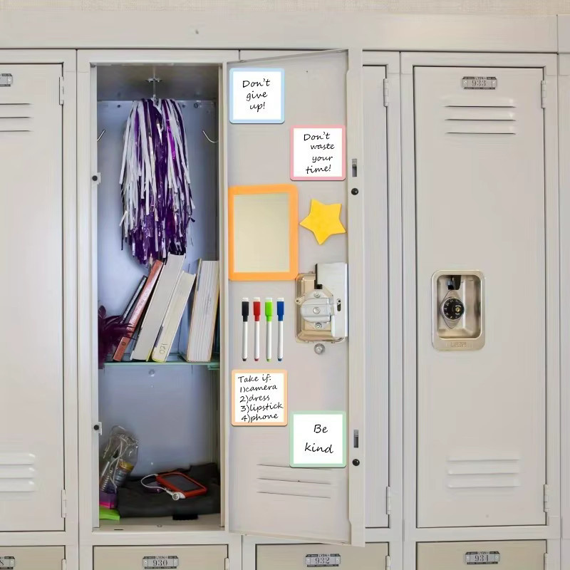 30er-Pack Wiederverwendbare Magnetische Whiteboard-Notizen mit Marker, Trocken Abwischbare Klebeetiketten in Multicolour für Kühlschrank, Büro und Haushaltsorganisation - Bild 2