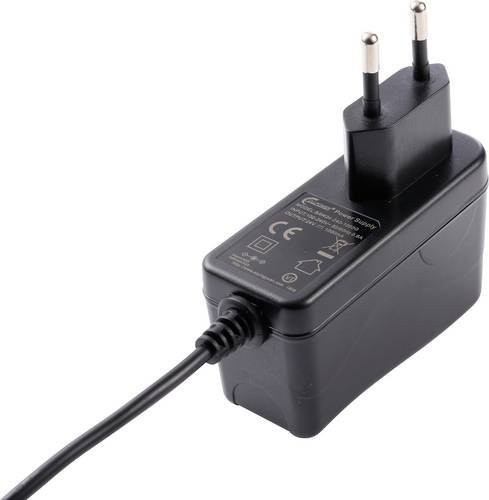 Dehner Elektronik SAW 24-120-2000G Steckernetzteil Schwarz, 12 V/DC 2A 24W Stabilisiert mit Überstromschutz und Barrel-Stecker - Bild 1