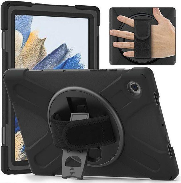 eSTUFF Hintere Abdeckung für Samsung Galaxy Tab A8 10.5 Zoll in Schwarz - Bild 1